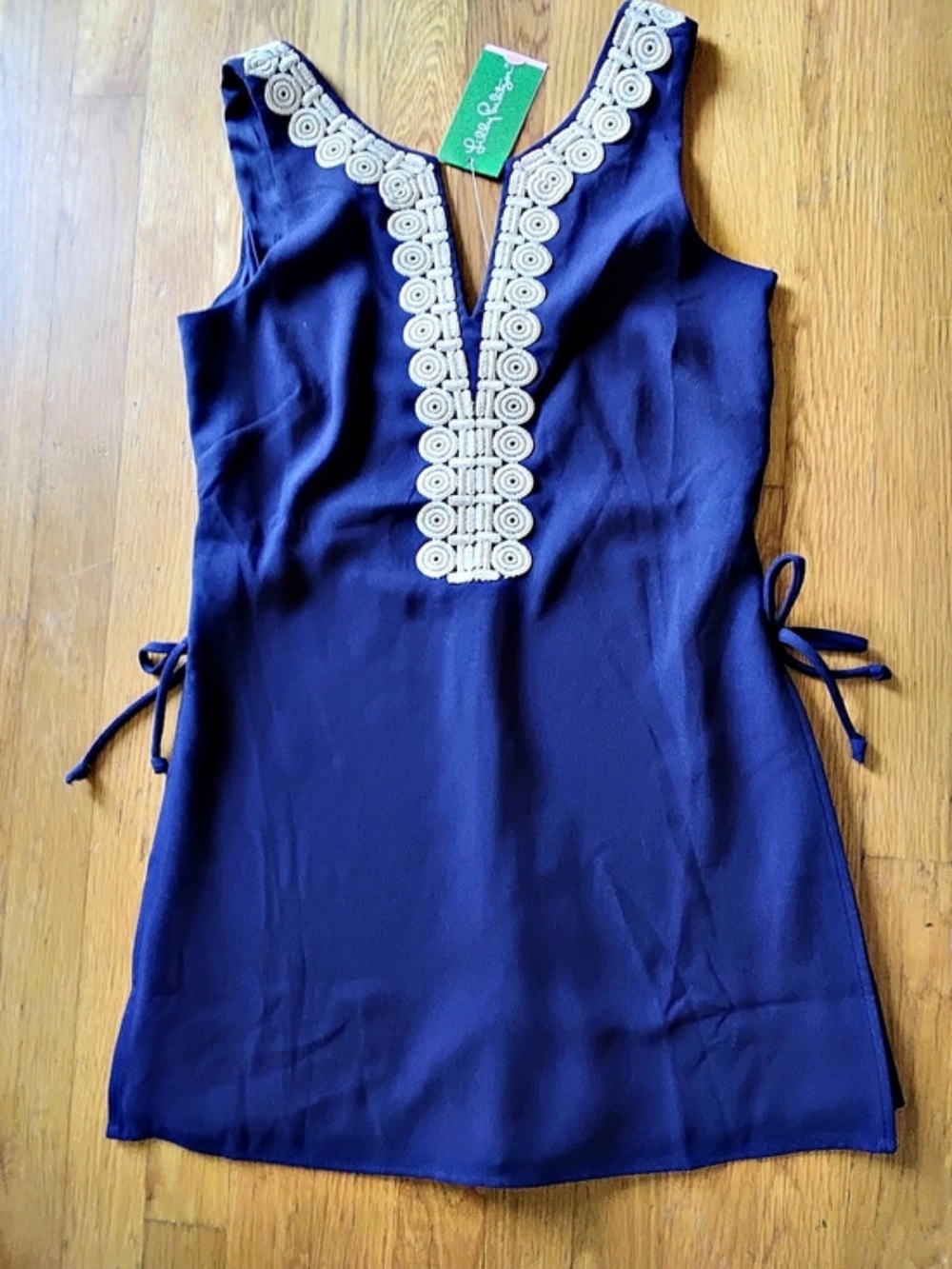 Lilly Pulitzer Delia Embroidered Mini Dress/romper in Blue Size Small NWT